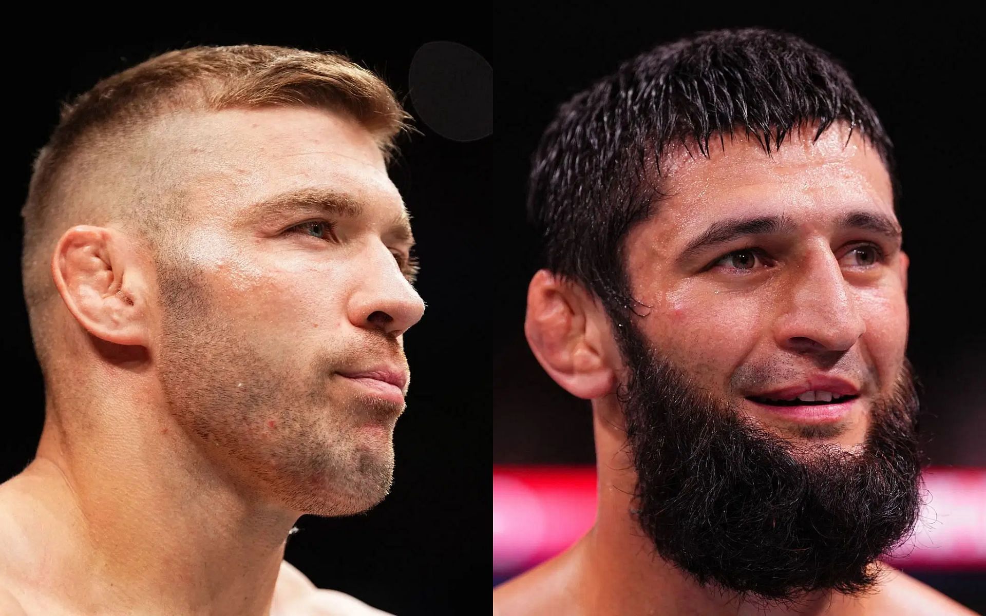 Dricus du Plessis (left) fires back at Khamzat Chimaev (right) ahead of potential fight [Images courtesy: Getty Images]