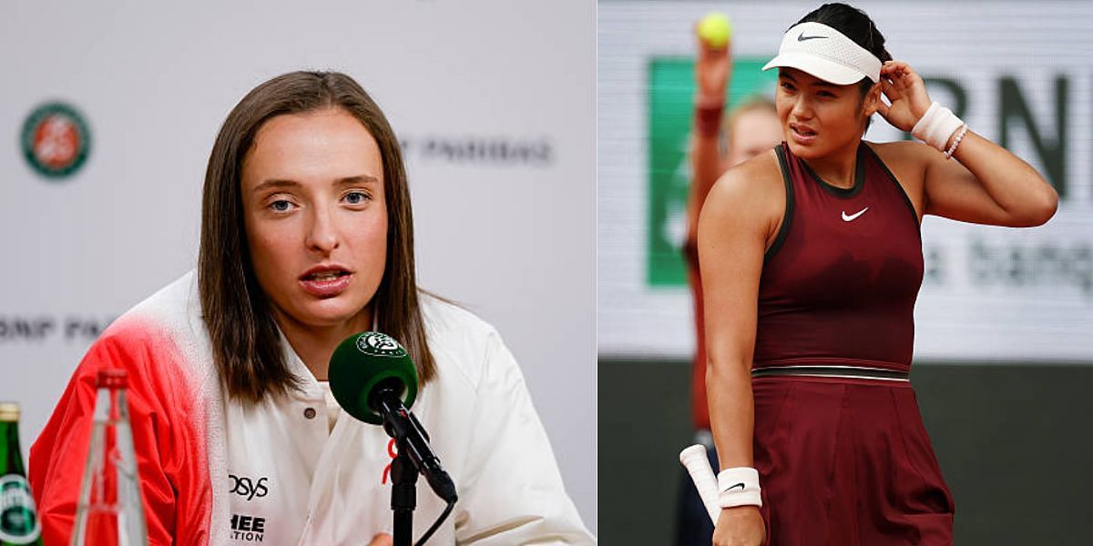 Iga Swiatek secured a strong win over Emma Raducanu- Image Source=: Getty