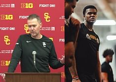 Lincoln Riley issues 2-word message for USC’s ‘Thanos’ Jahkeem Stewart after his $10,000 worth gesture for Alma Mater