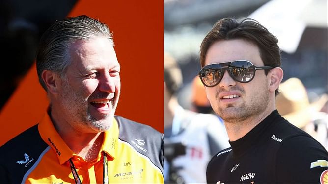 Zak Brown shares powerful message after Pato O'Ward clinches Indy 500 front row spot