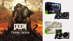 Best Doom The Dark Ages graphics settings for Nvidia RTX 5070 and RTX 5070 Ti