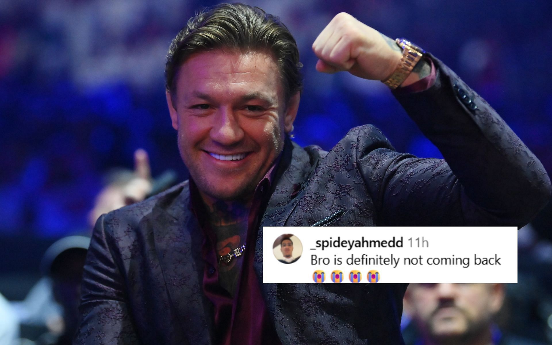 Fans react to Conor McGregor showing off his soccer win. [Image courtesy: Getty]
