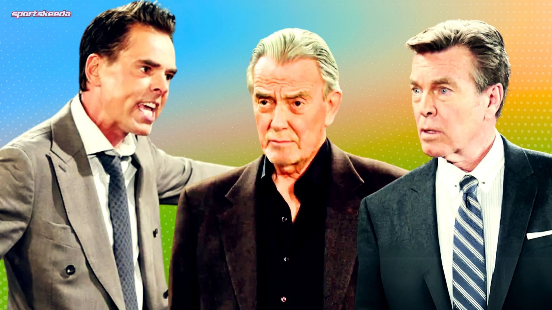 Jack, Victor and Billy on The Young and the Restless (Custom edit by Sportskeeda, Original Image [CBS[)