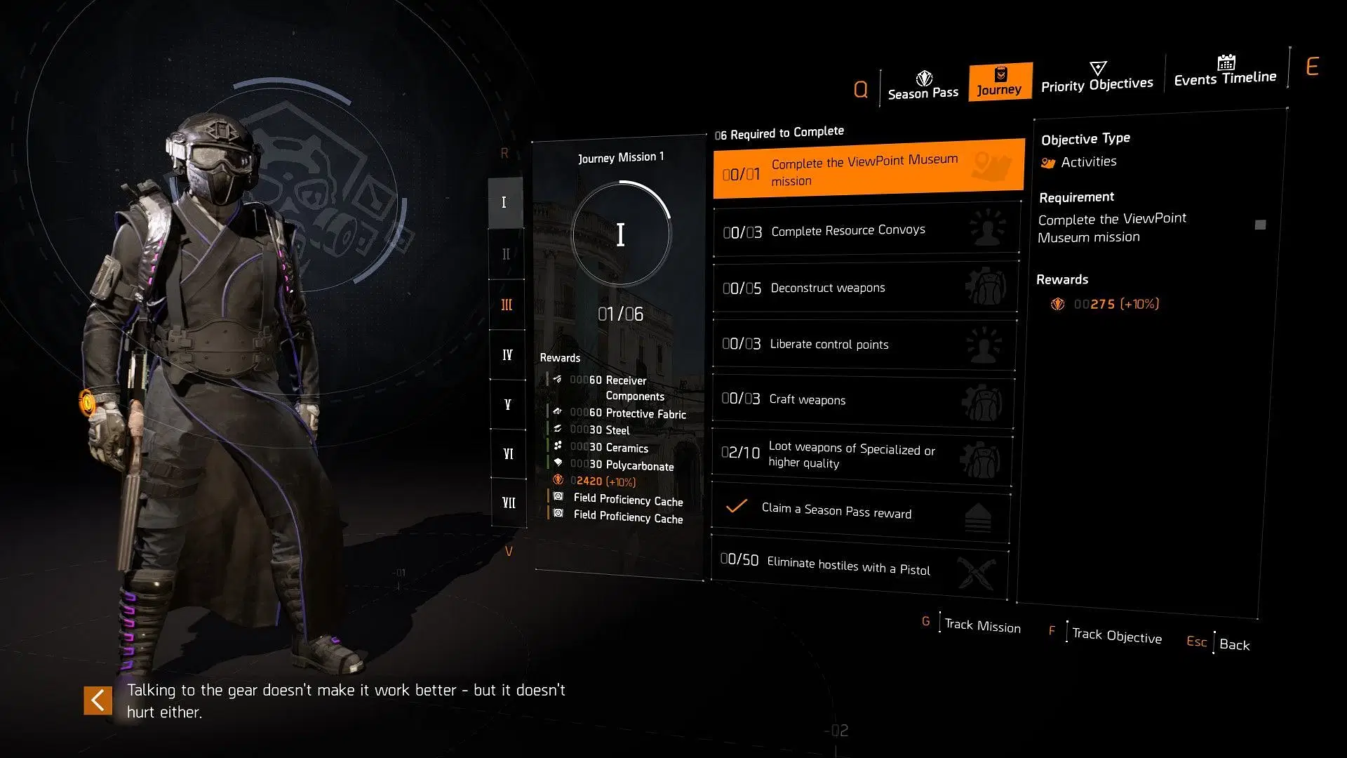 Journey missions (Image via Ubisoft) 