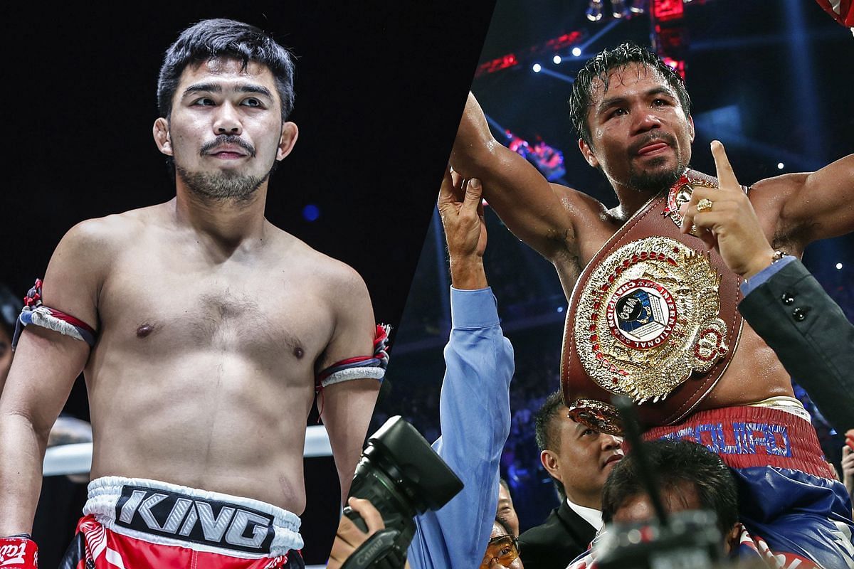 Prajanchai (L) and Manny Pacquiao (R) | Photo by ONE Championship and Associated Press/CNN