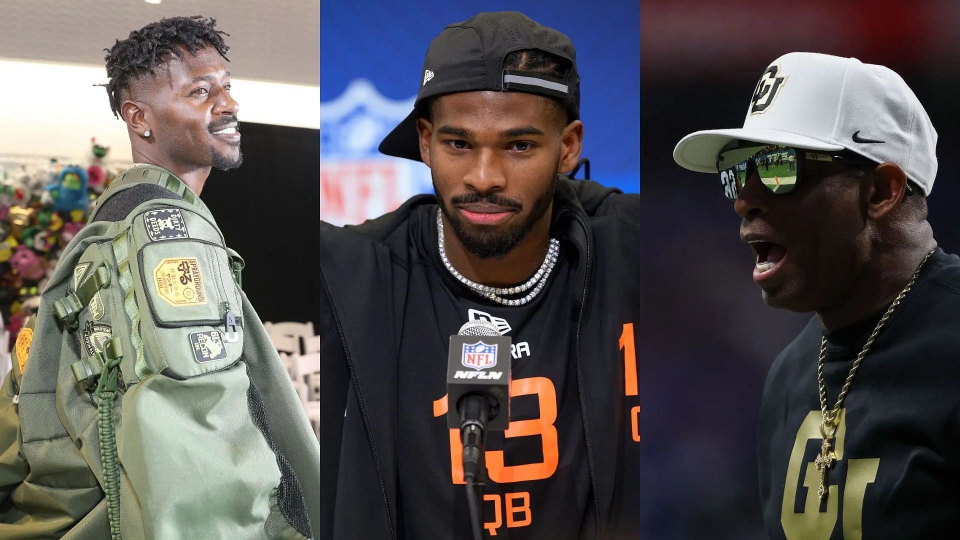 Antonio Brown reacts to the Sanderses being told to sue the NFL