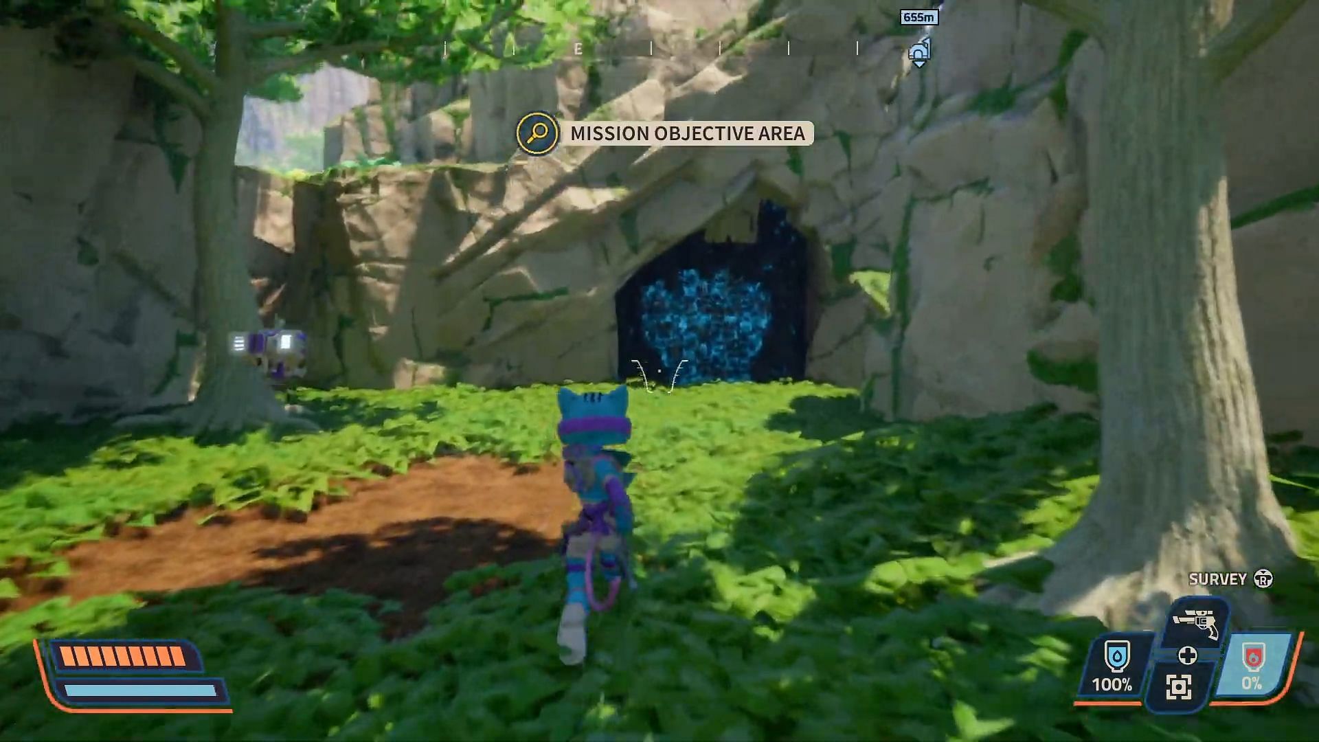 You'll find some enemies nearby; be careful (Image via Raccoon Logic Studios // YouTube@Hikikomori Gaming)