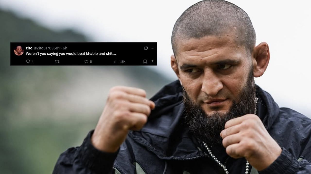 Khamzat Chimaev will face Dricus du Plessis next [Image Courtesy: @khamzat_Chimaev on Instagram]