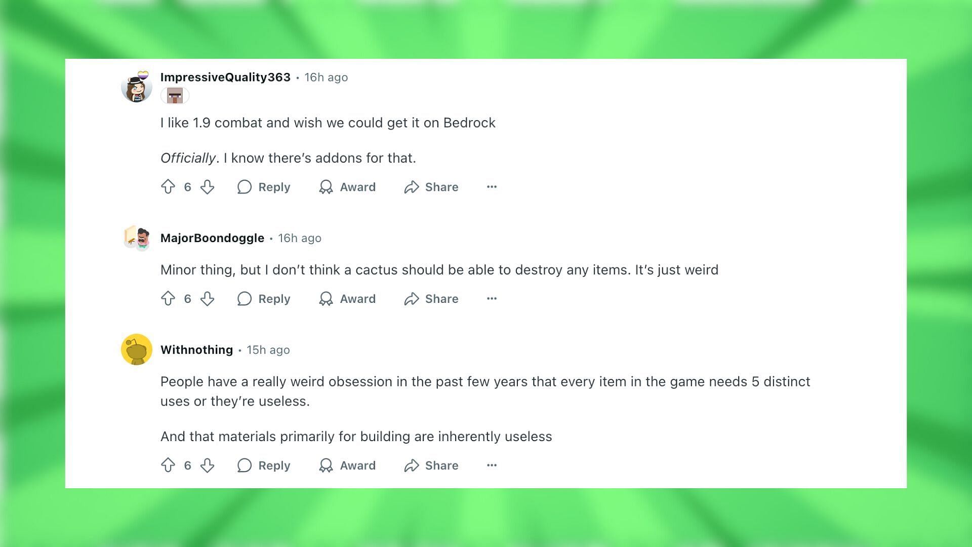 Redditors zdieľajú svoje kontroverzné prevzatie hry (obrázok cez Reddit)