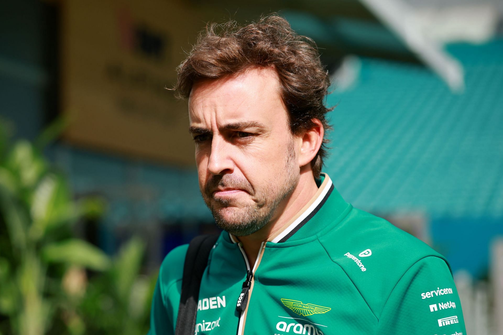 Fernando Alonso at F1 Grand Prix of Miami - Sprint &amp; Qualifying - Source: Getty