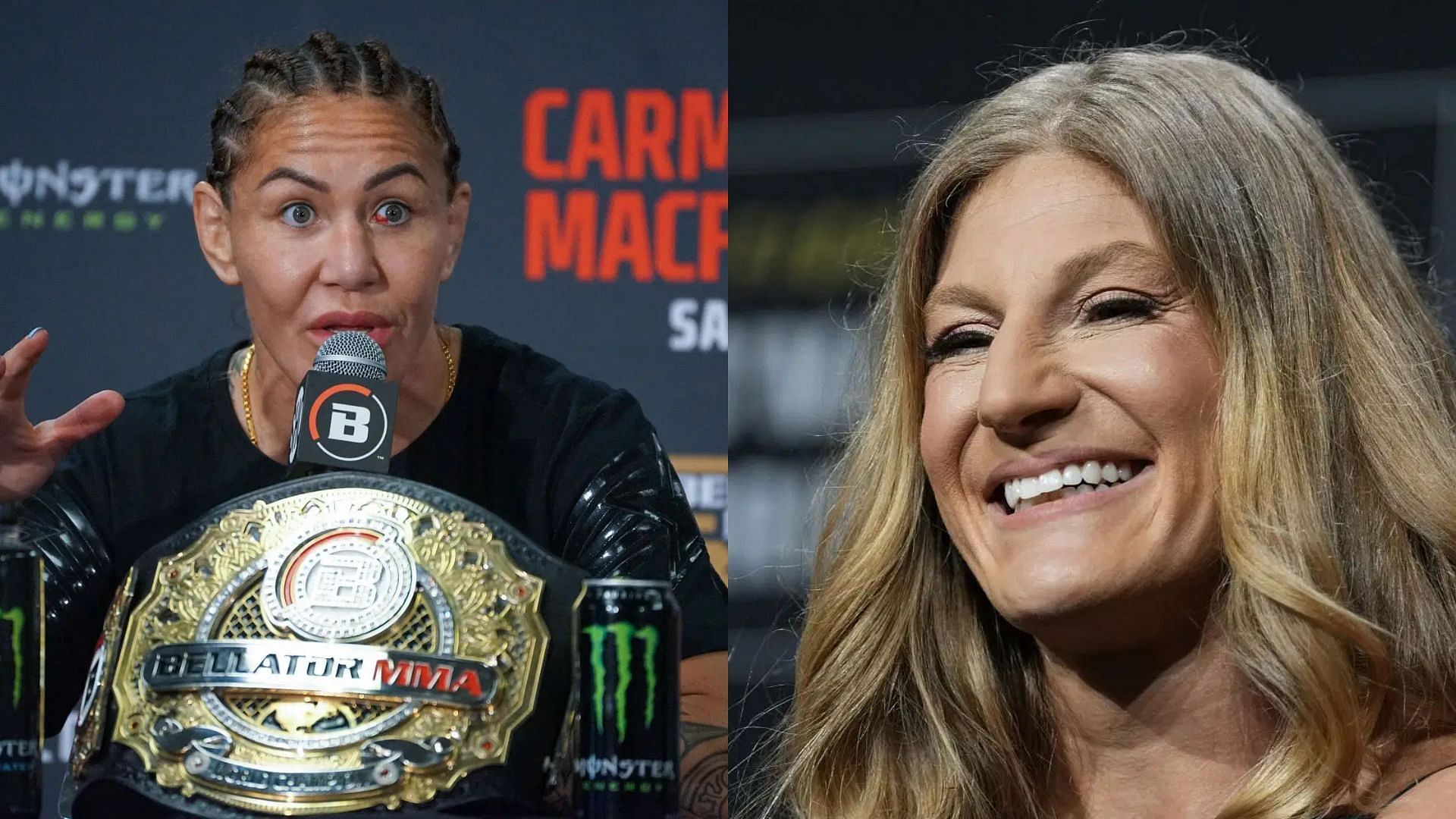 Cris Cyborg (left) has responded to the allegations that some have put out there that Kayla Harrison (right) ducked a fight with her [Image Courtesy: Getty Images]