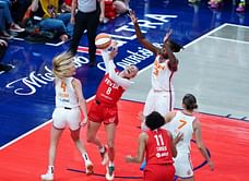 What happened to Sophie Cunningham? Caitlin Clark's Fever in panic mode as star guard limps to locker room with brutal injury