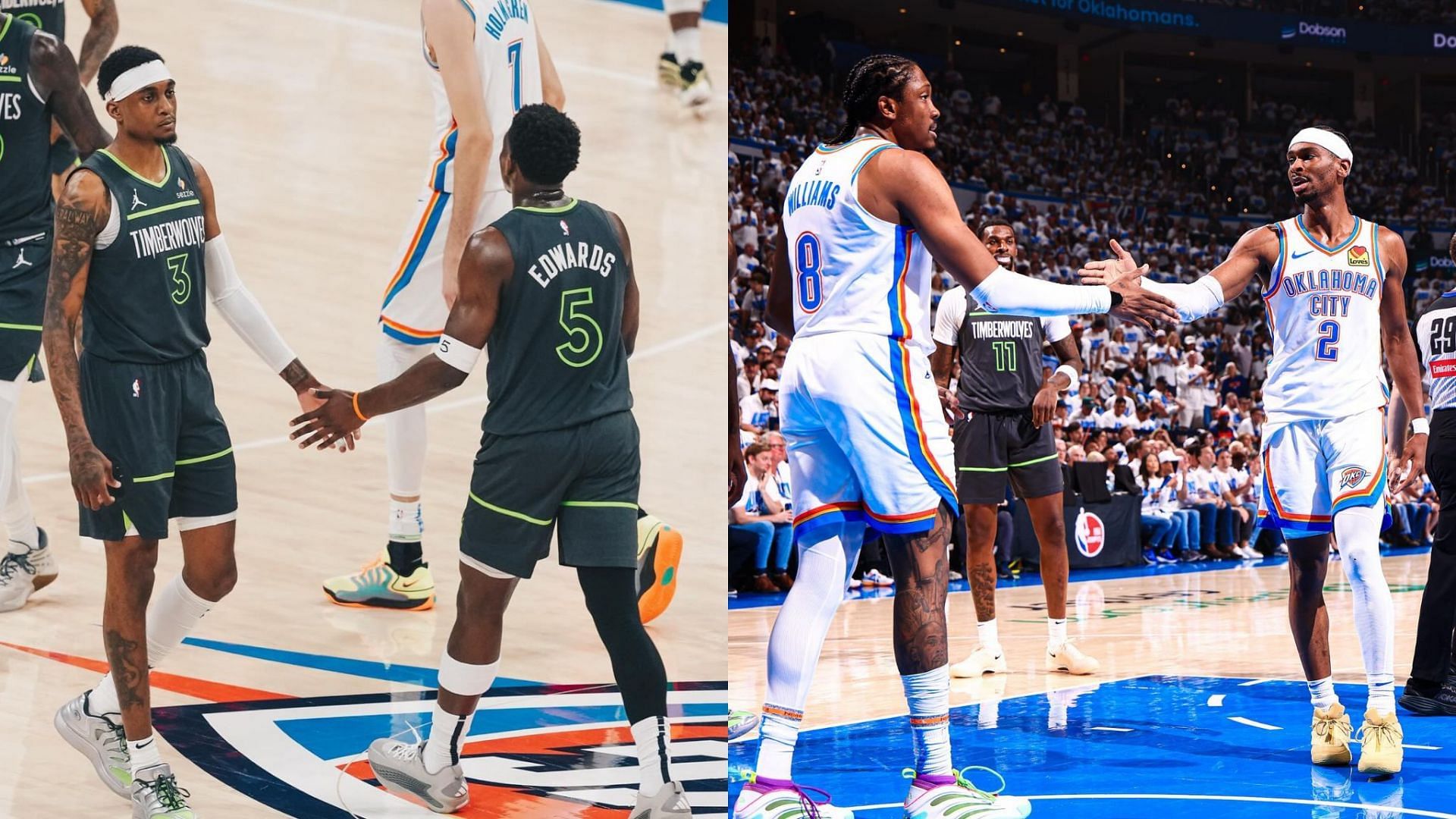 Minnesota Timberwolves vs OKC Thunder Prediction and Betting Tips - May 22 | 2025 NBA Playoffs, WCF Game 2 (Photos: @timberwolves, @okcthunder/ IG)