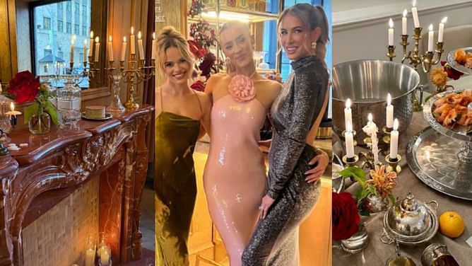 Connor McDavid's wife Lauren hosts Leon Draisaitl's fiancee and other Oilers players' partners at Bar Trove's grand opening party
