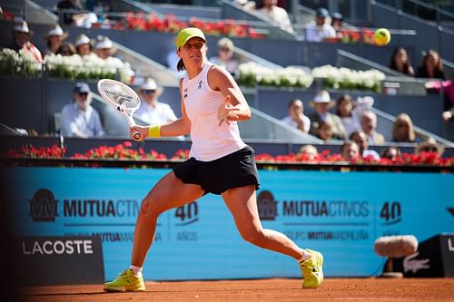 Iga Swiatek at the Mutua Madrid Open - Day Ten - Source: Getty