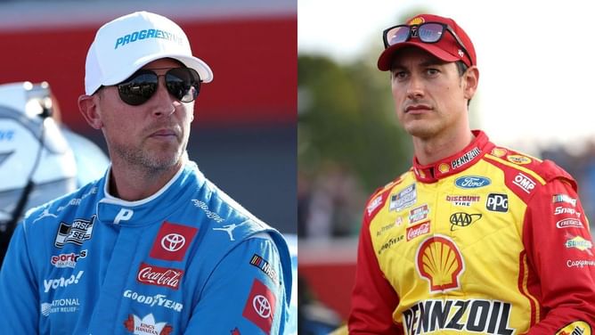 “The whole thing was odd”: Denny Hamlin calls out Joey Logano’s bizarre behaviour post All-Star race