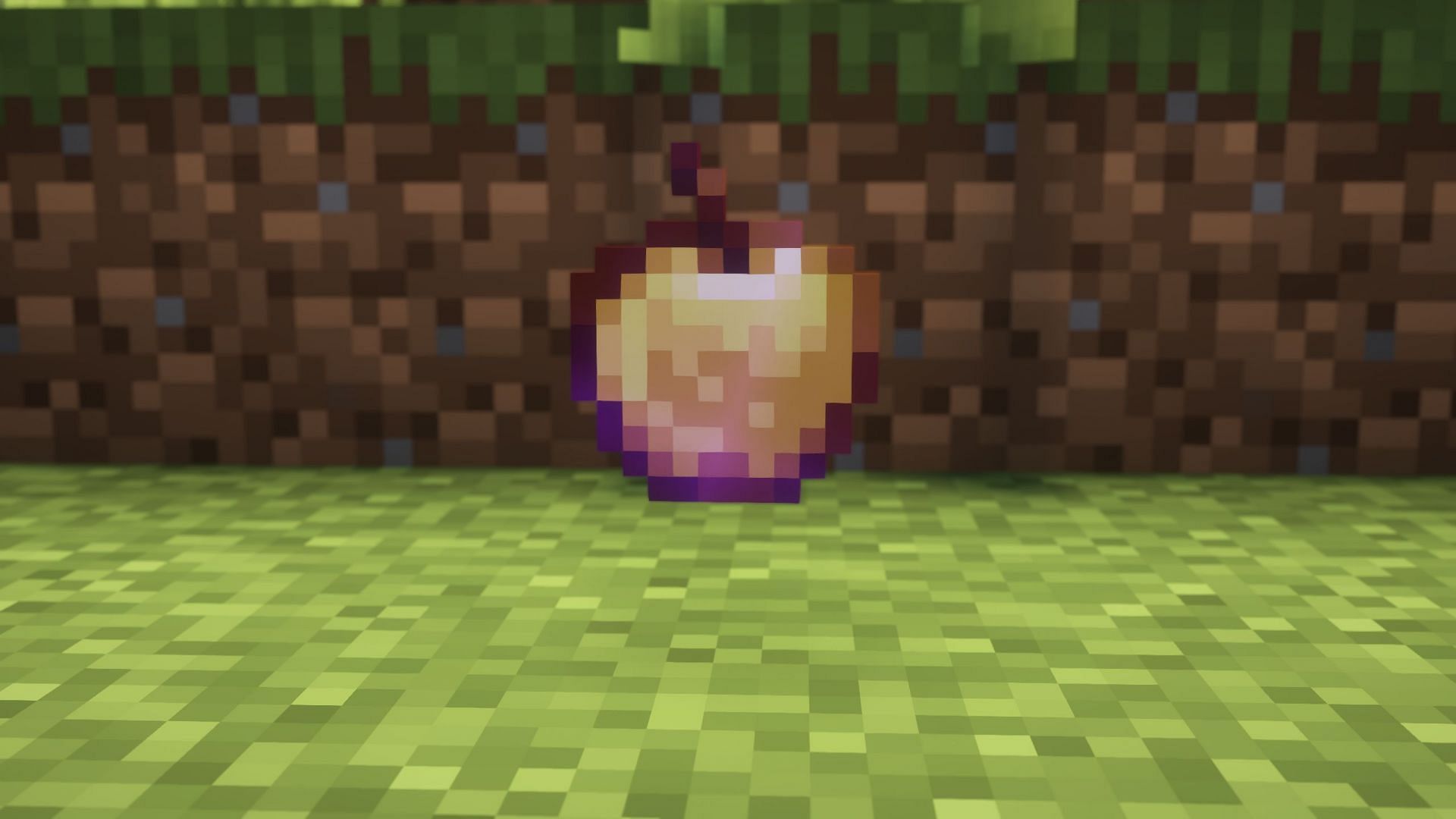 The enchanted golden apple helps players in extremely dangerous situations (Image via Sportskeeda Gaming || Mojang Studios)