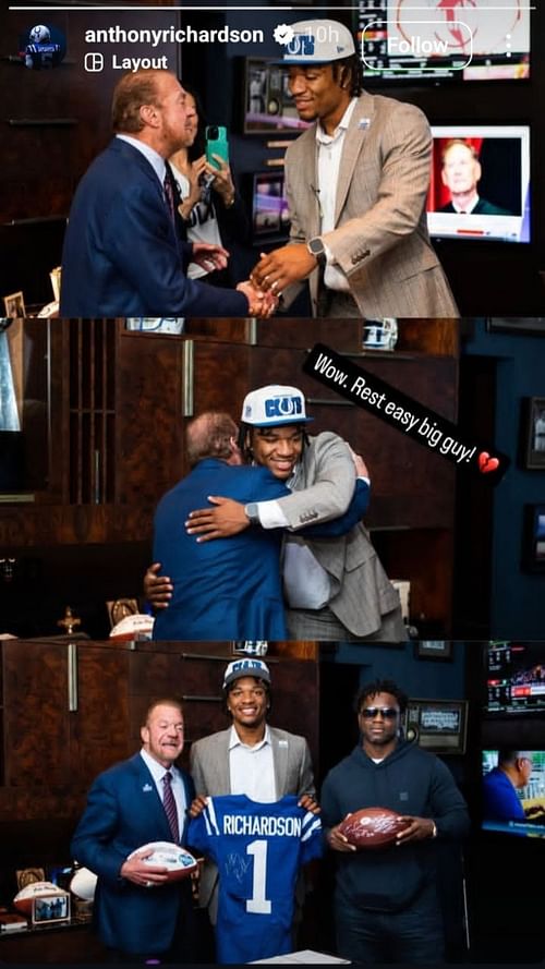 Wow. Rest easy big guy! 💔 (Credits: @anthonyrichardson Instagram)