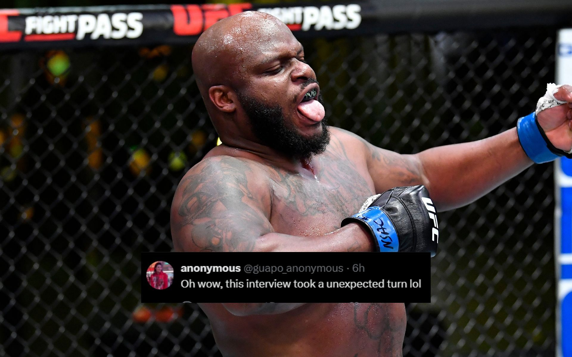 Derrick Lewis details NSFW plan to deter UFC heavyweights from calling him out, fans react: "AYO THAT'S CRAZY"