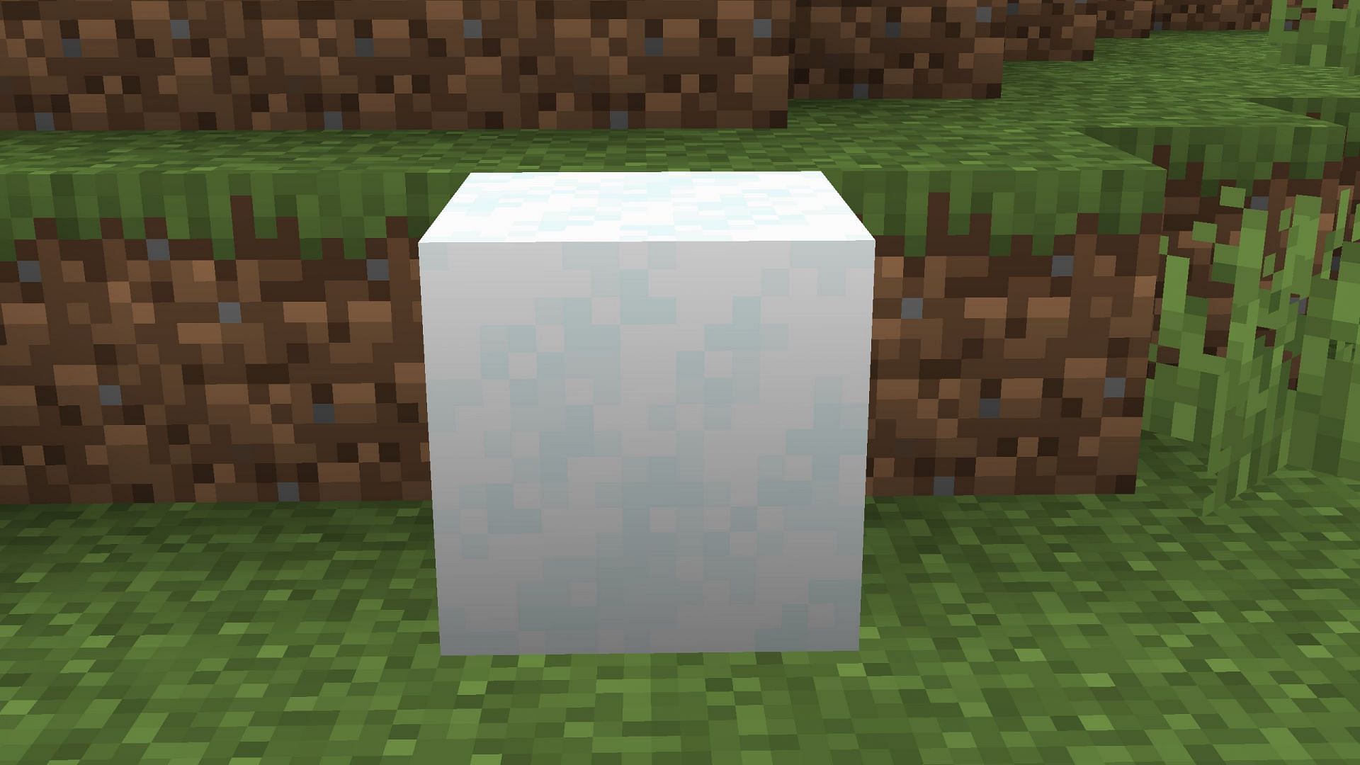 Powder snow is a unique block in Minecraft. (Image via Sportskeeda Gaming || Mojang Studios)