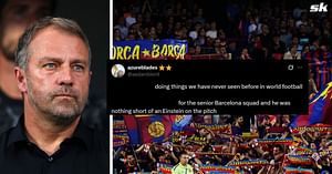 "We've never seen anything like this before", "Is he even human?" - Fans in awe of Barcelona star's showing in 3-3 Inter draw