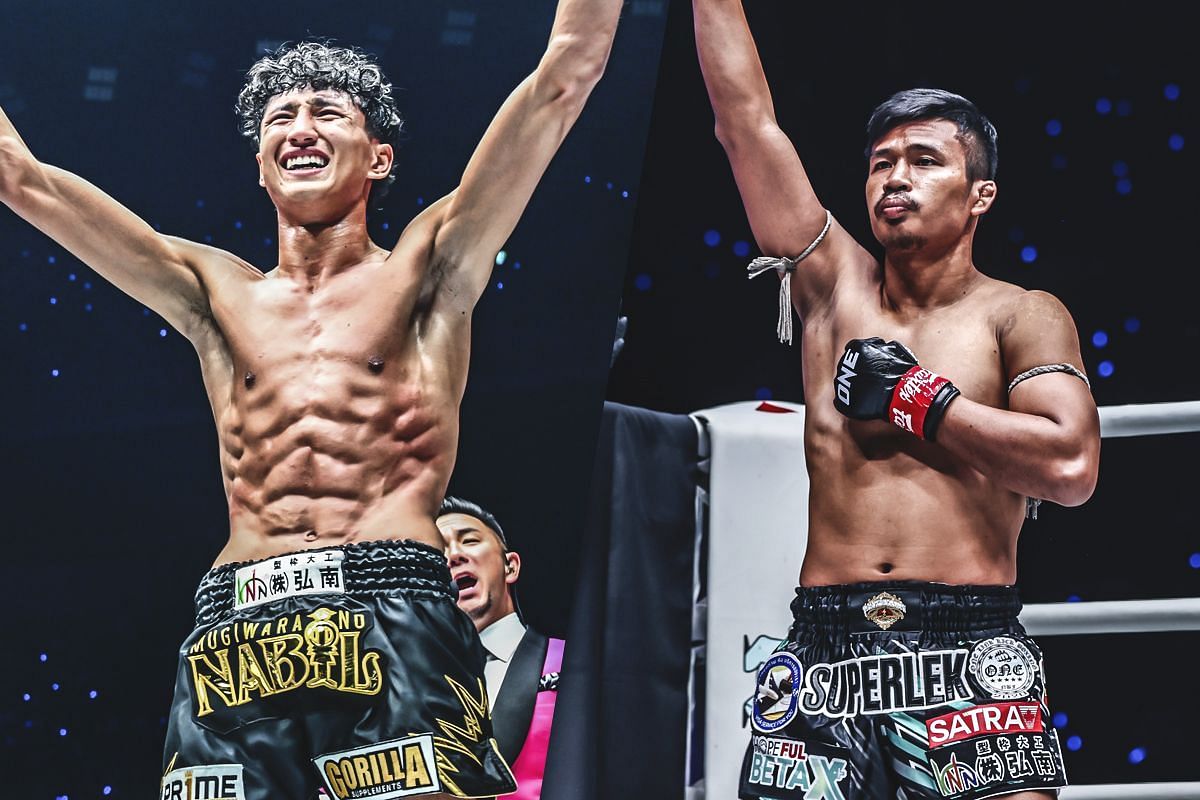 Nabil Anane (L) and Superlek (R) | Image by ONE Championship