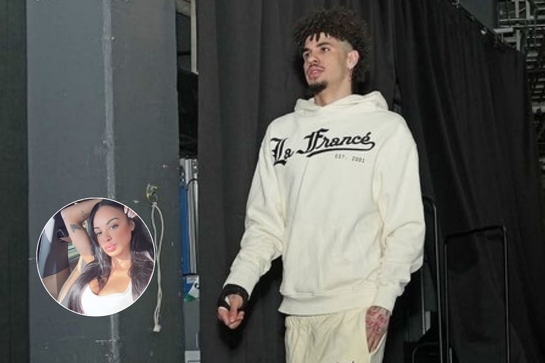 LaMelo Ball walks into the player