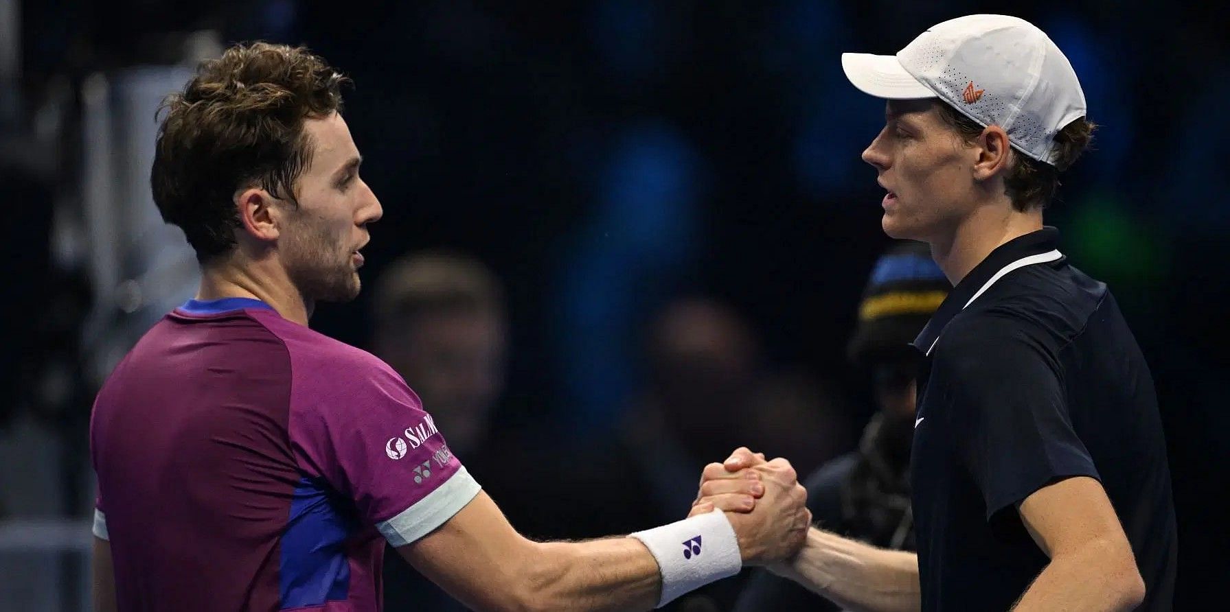 Casper Ruud and Jannik Sinner (Source: Getty)