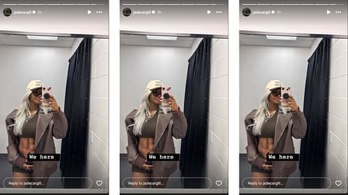 Cargill shared an interesting message ahead of SmackDown. [Image credit: Jade Cargill's Instagram]