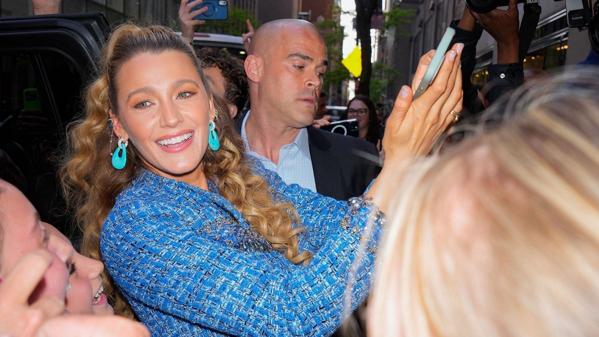Blake Lively is seen on May 1, 2025, in New York City. (Image via Getty/XNY)