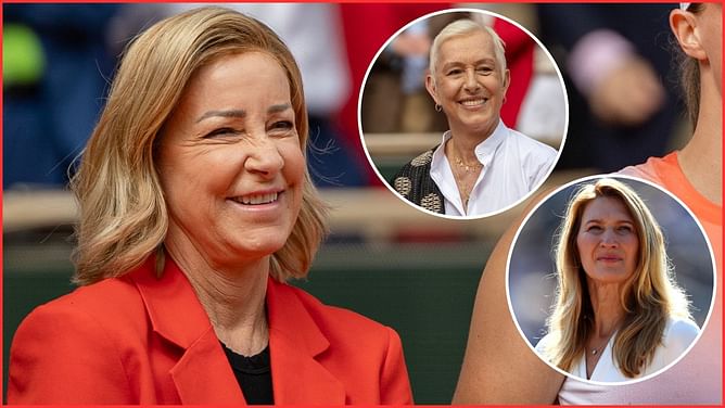 "Steffi Graf and Martina Navratilova were the 2 greatest players I ever played" - When Chris Evert opened up about her biggest rivalries