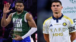 Giannis Antetokounmpo recruits soccer superstar Cristiano Ronaldo to play in his homeland amid talks of shock exit