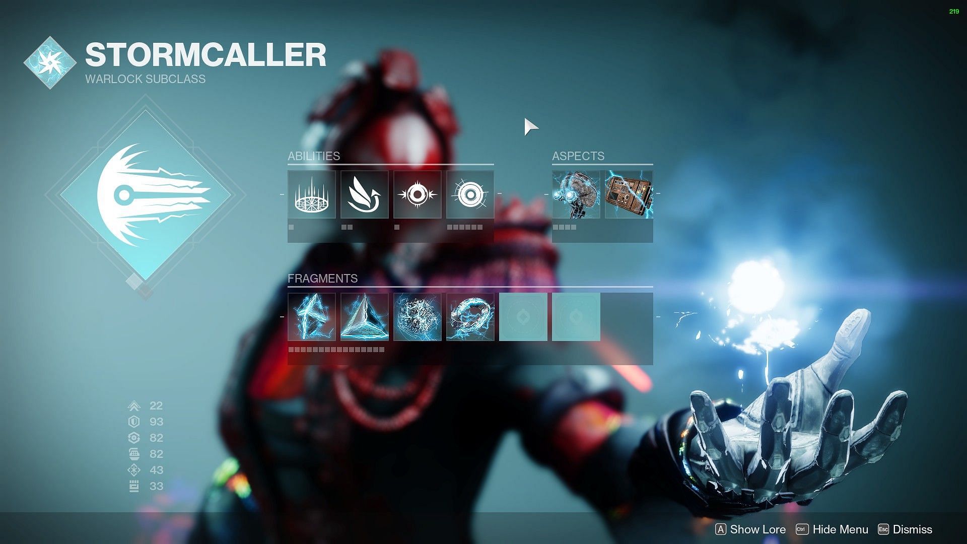 Warlock Arc subclass (Image via Bungie)