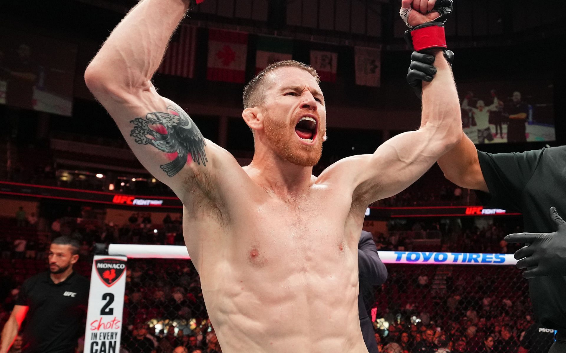 Did Cory Sandhagen earn a title shot last night? [Image: @ufc on X]