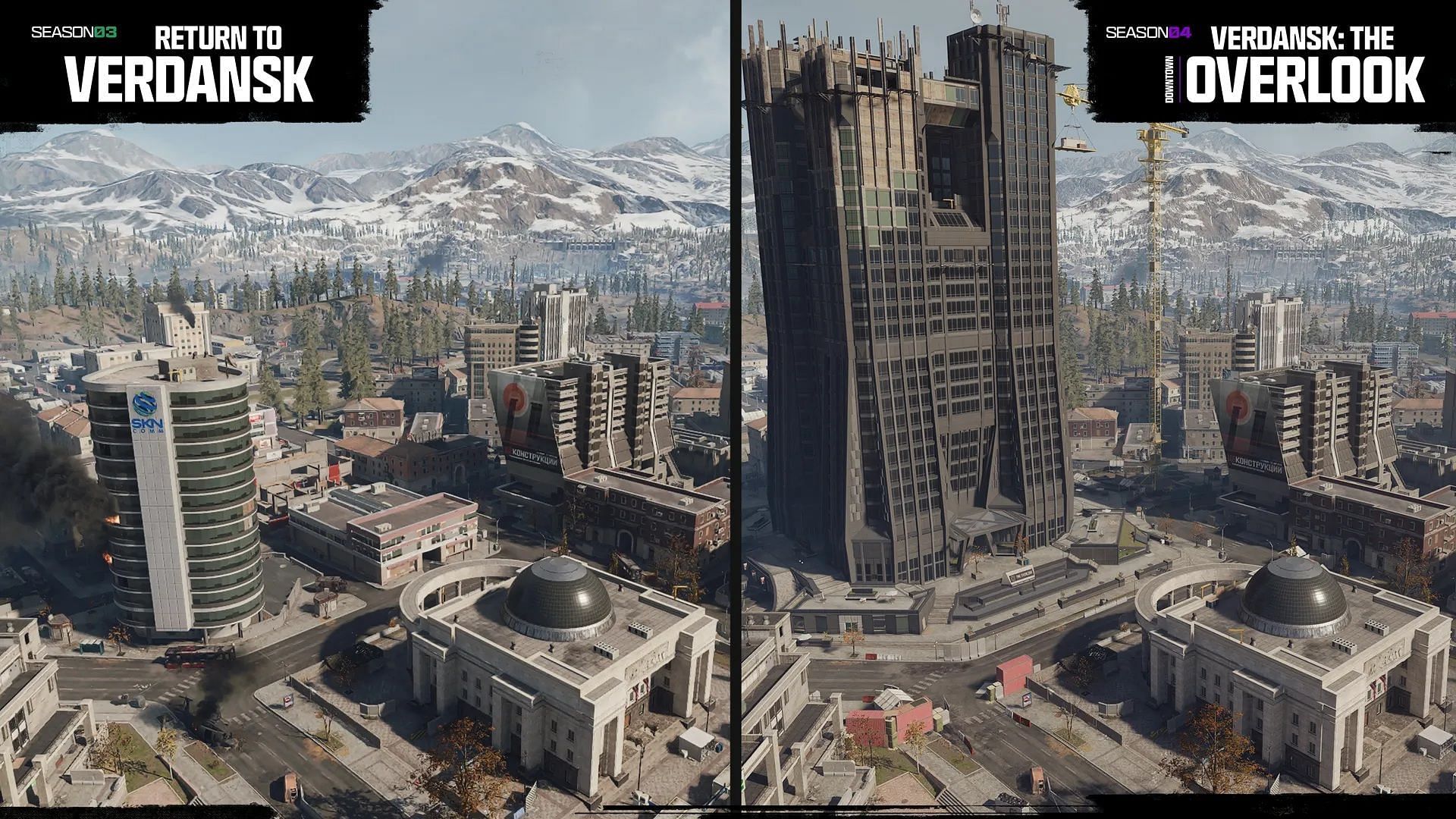 The Overlook POI in Warzone Season 4 (Image via Activision)