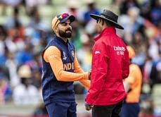 Kumar Dharmasena showcases Virat Kohli’s signed jersey after Test retirement [Watch]