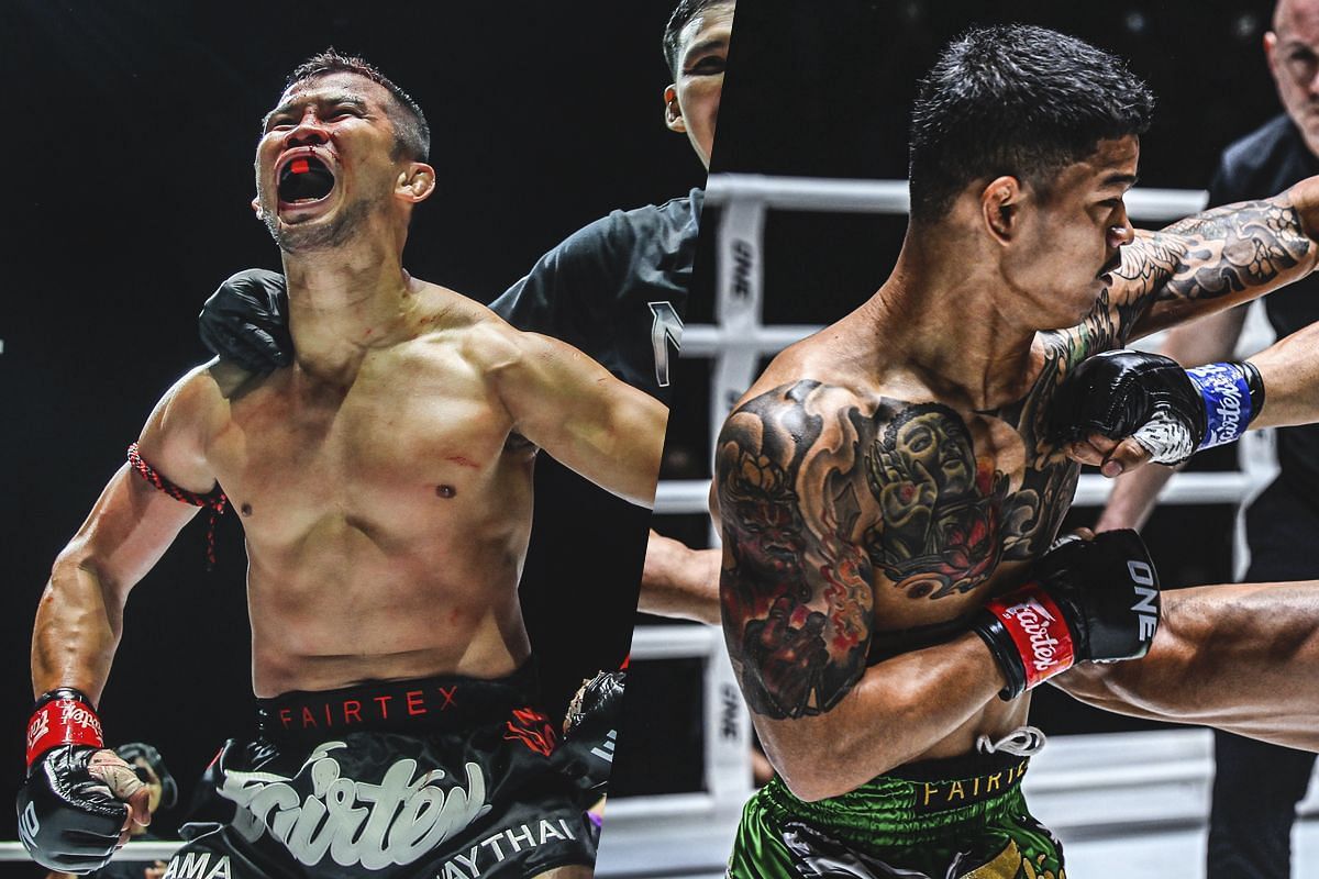 Nong-O (L) and Kongthoranee (R) | Image by ONE Championship