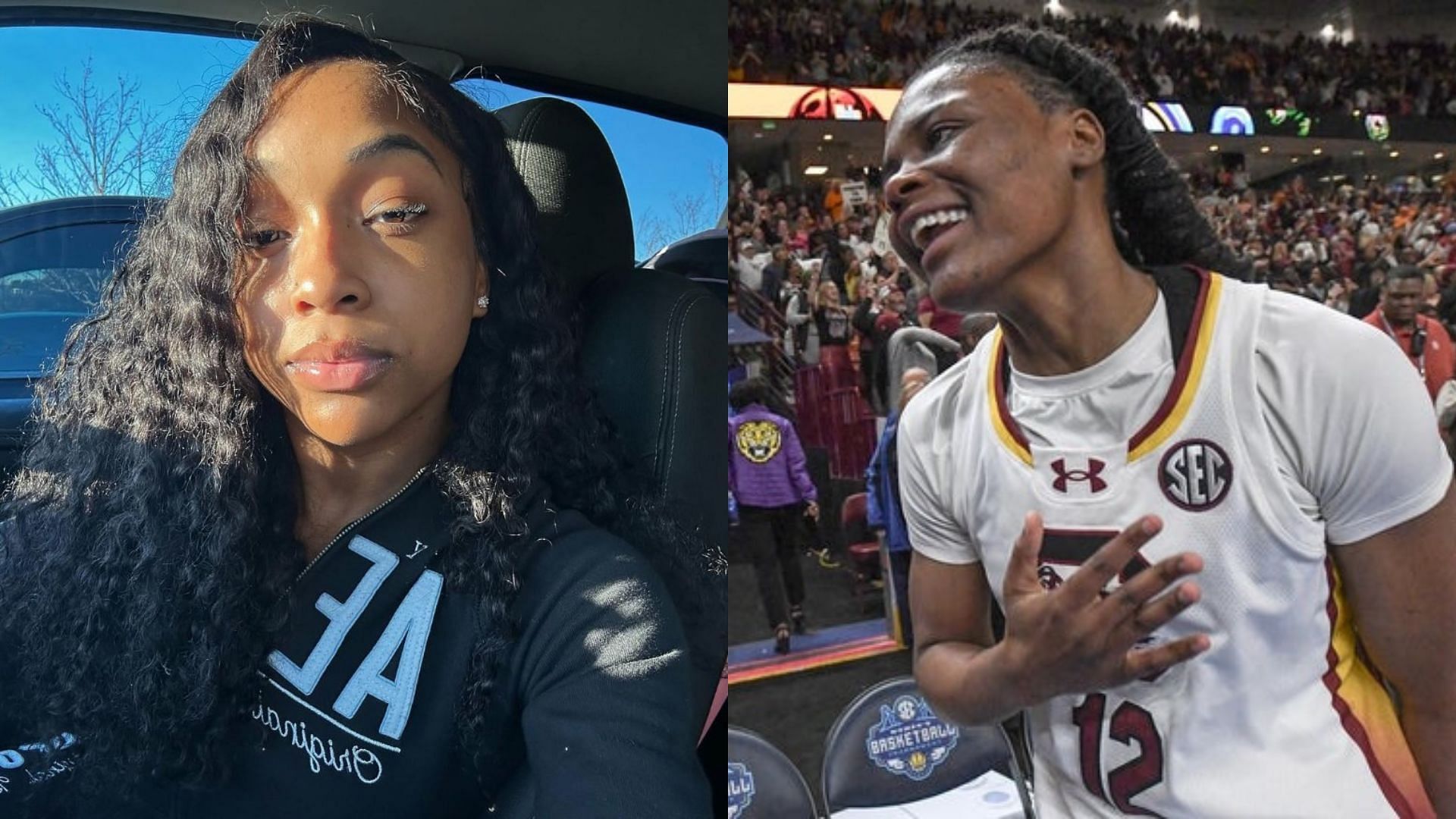 JaMeesia Ford and MiLaysia Fulwiley. Source: Instagram/@jameesiaford, Imagn