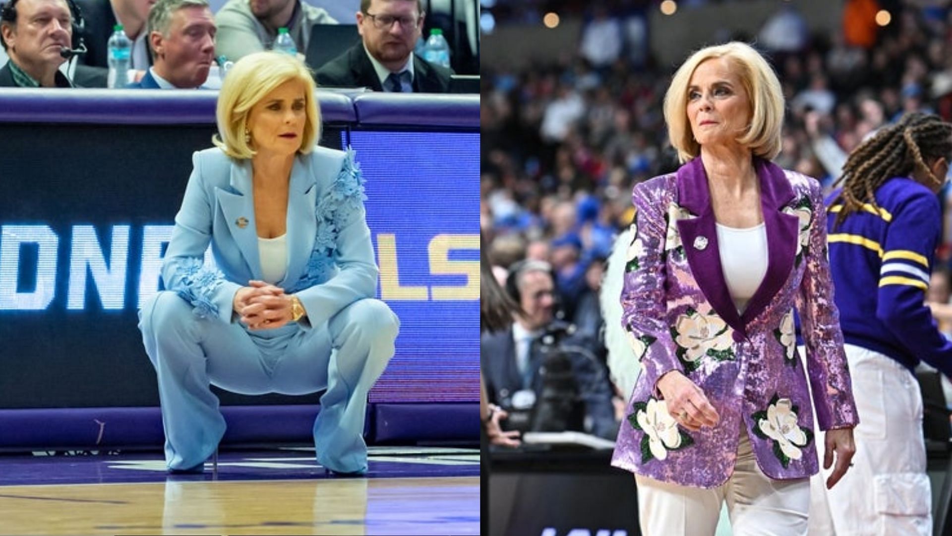 LSU Tigers basketball coach Kim Mulkey 