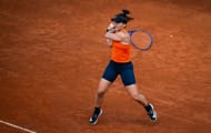 Andreescu in action at the Italian Open 2025 - Day Three - Source: Getty