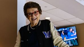 Tennis great Billie Jean King attends Frost vs. Sceptres PWHL playoff game at Coca-Cola Coliseum