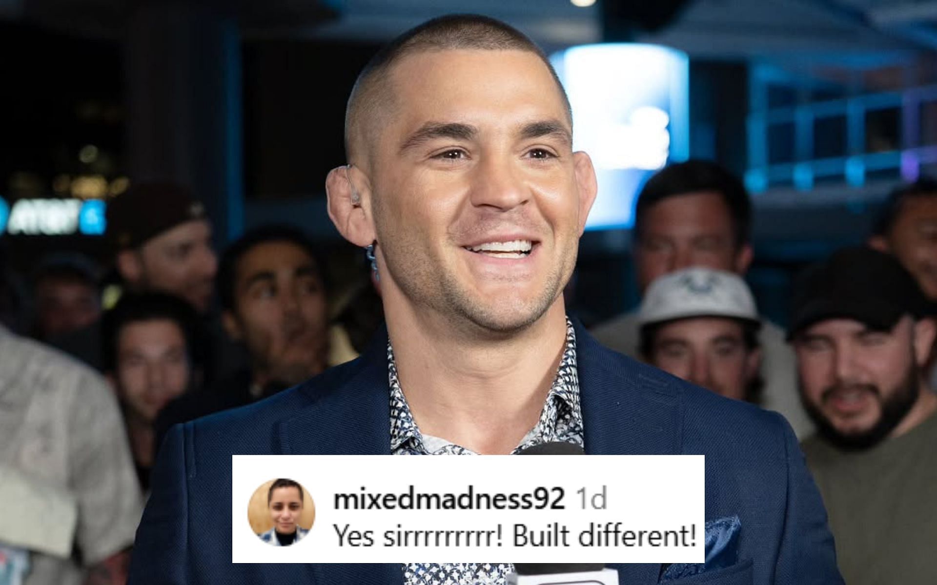 Fans react to Dustin Poirier preparing for his final UFC appearance. [Image courtesy: @dustinpoirier on Instagram]