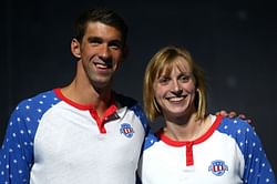 Michael Phelps drops fired-up 4-word reaction on Katie Ledecky setting new 800m freestyle world record