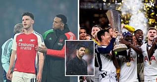 Mikel Arteta responds when asked whether Arsenal or Tottenham had better season after Spurs win Europa League