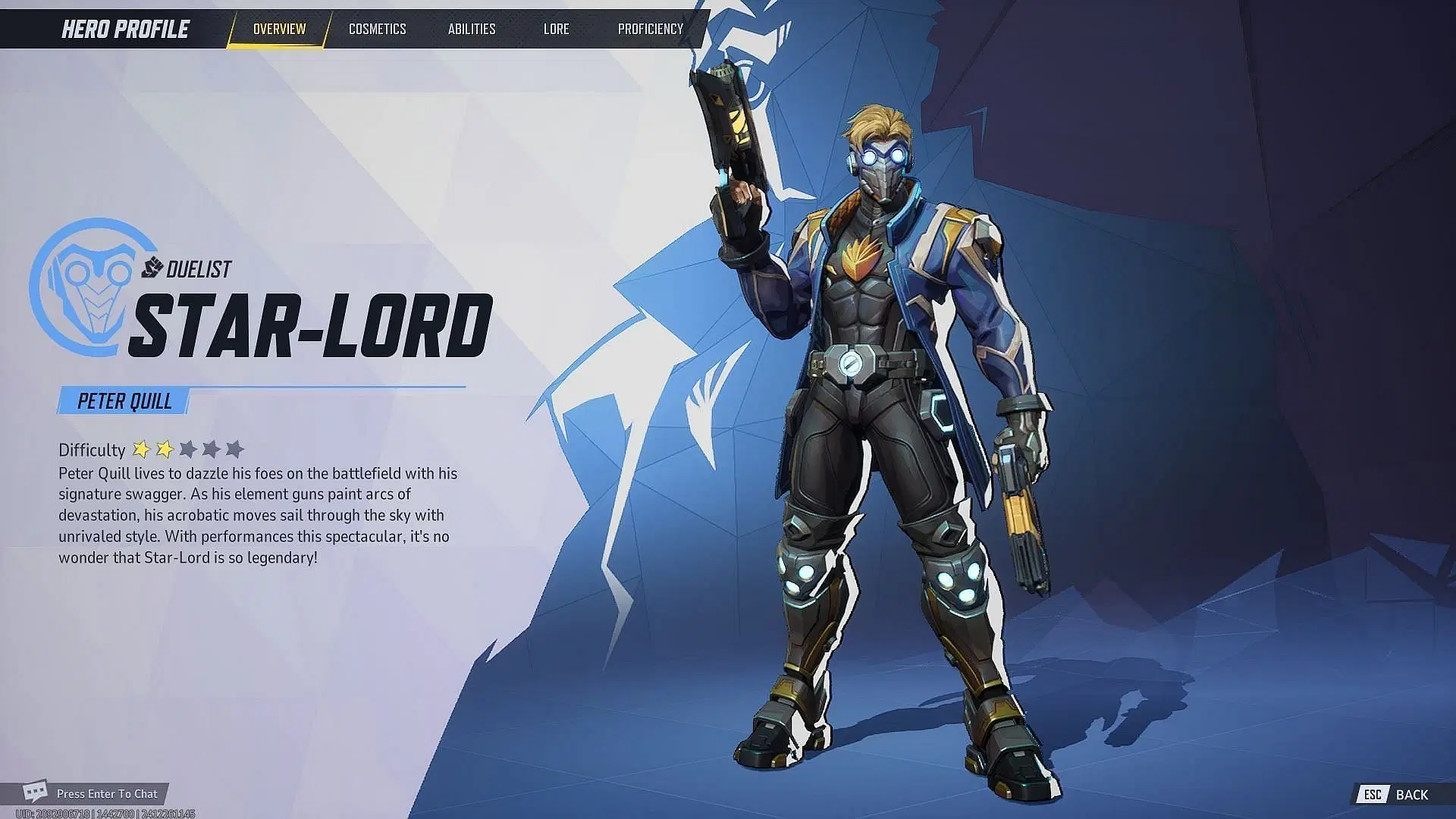 Star-Lord in Marvel Rivals (Image via NetEase Games)