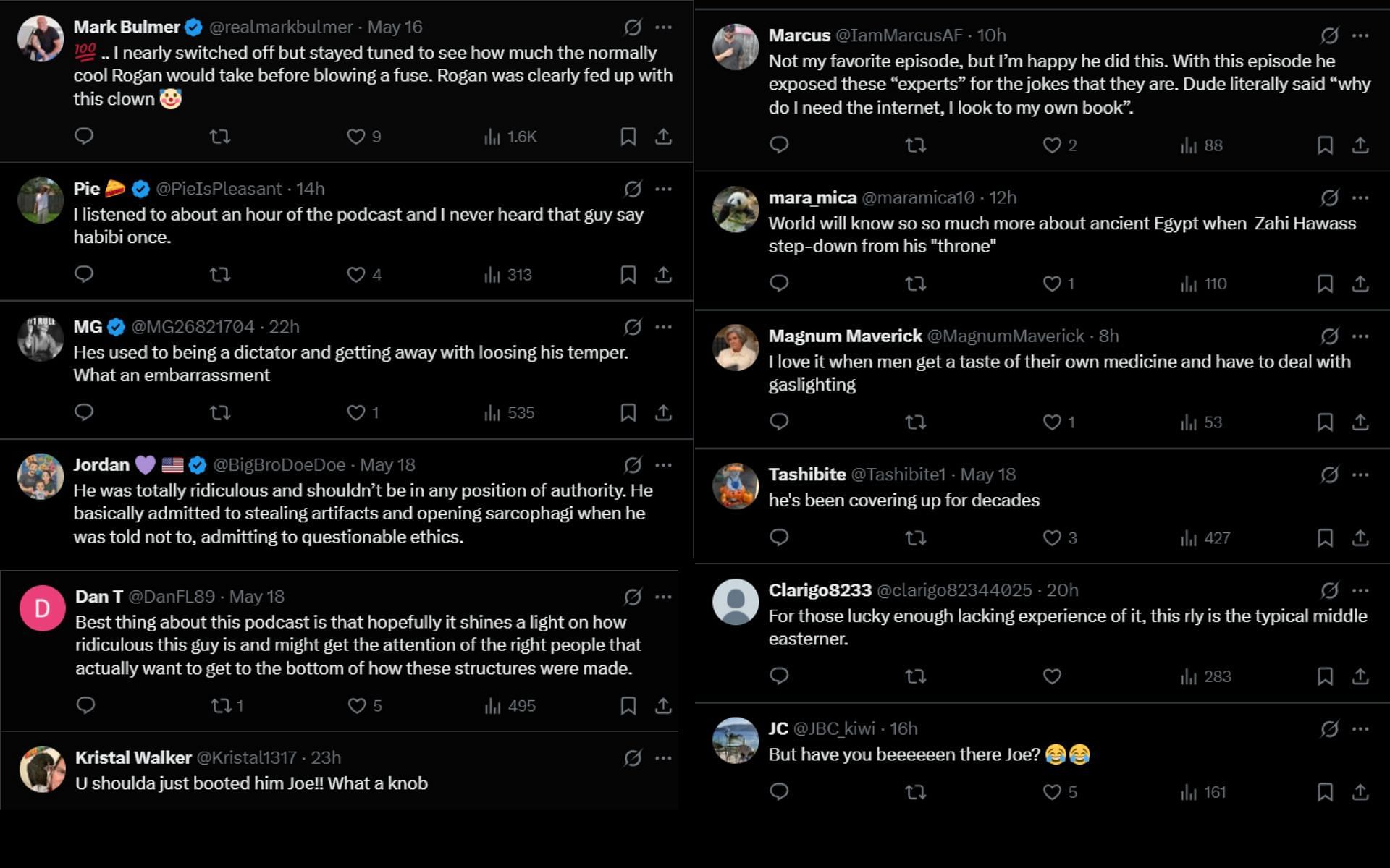 Fans react to video of Joe Rogan&#039;s heated debate with podcast guest. [Screenshots courtesy: @koopaaron on X]