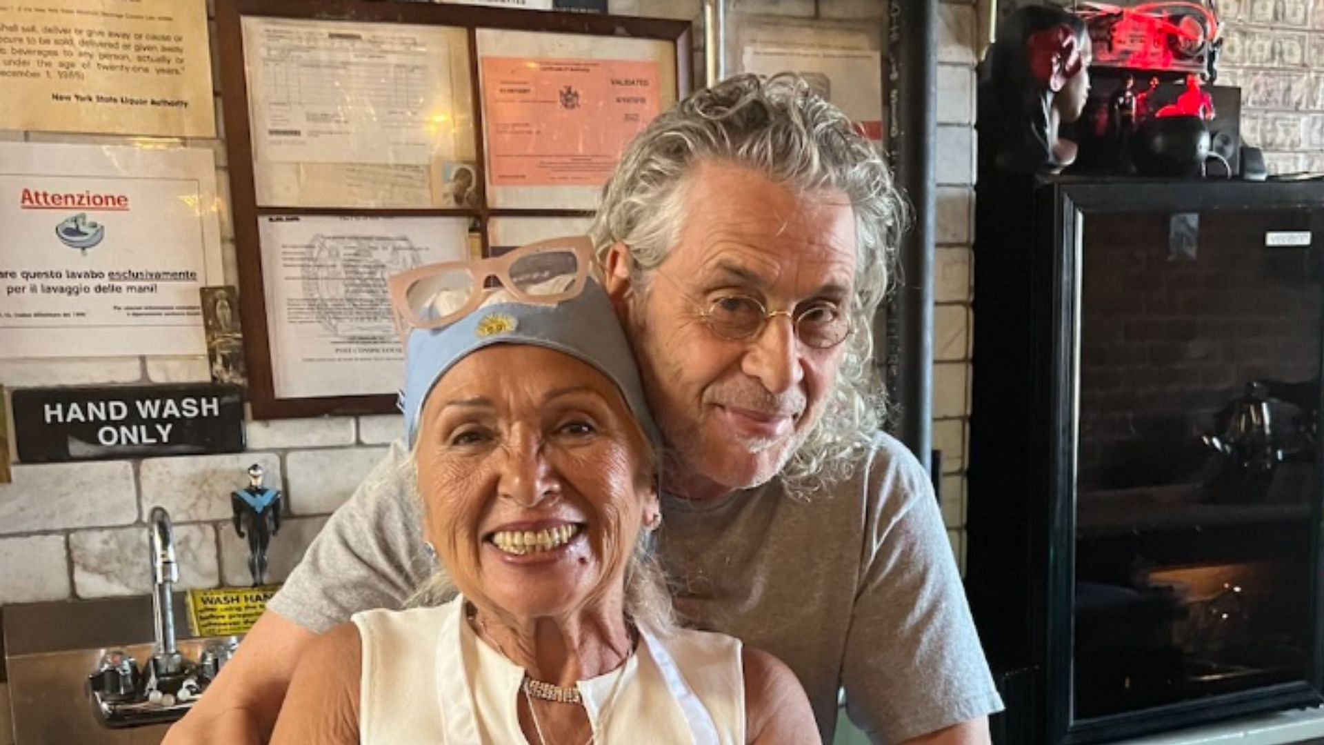 Joe Scaravella with a nonna (Image via Instagram/@enoteca_maria)