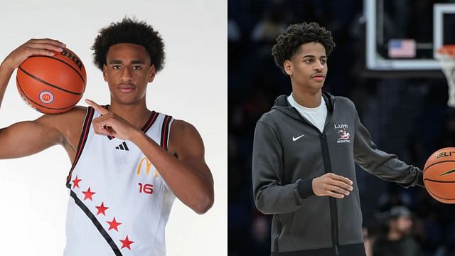 USC commit Alijah Arenas and Syracuse signee Kiyan Anthony (Source: Getty)