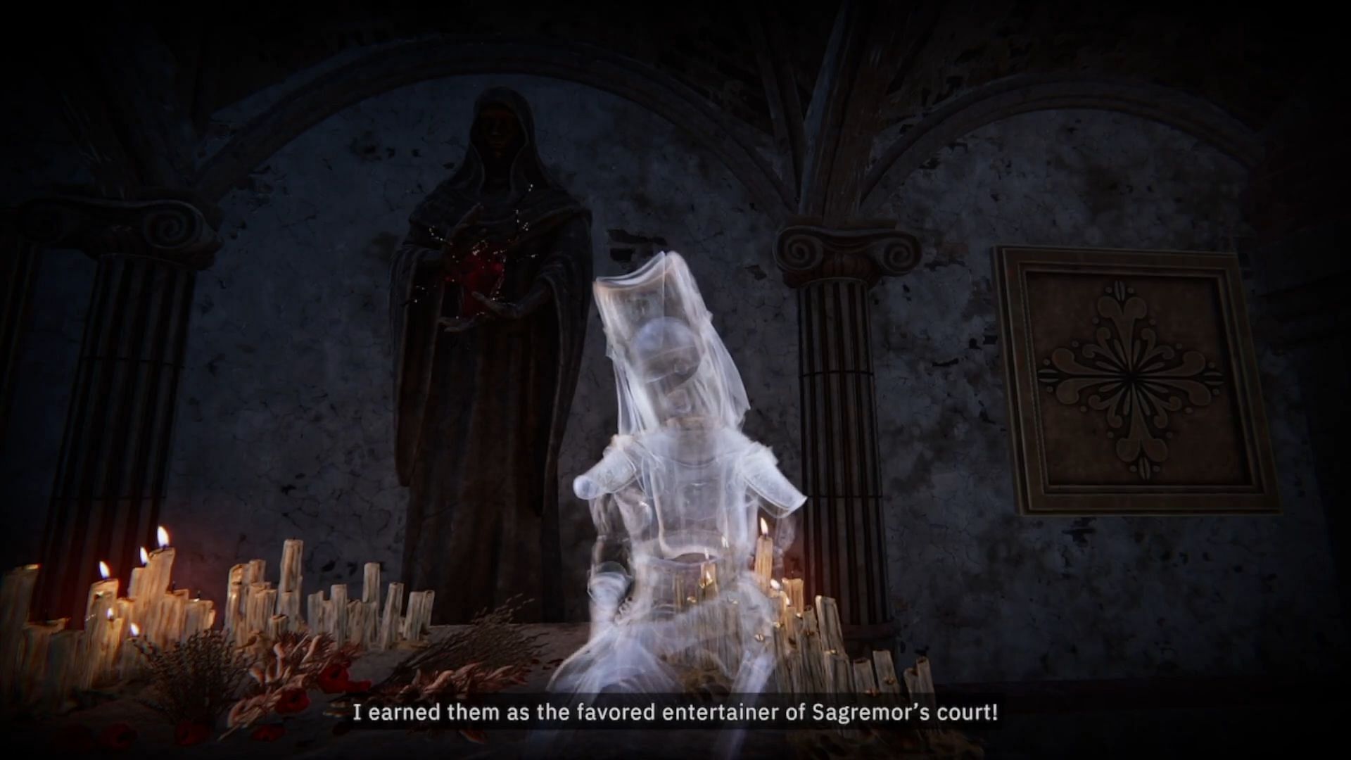 Talking to Aine (Image via Awaken Realms)