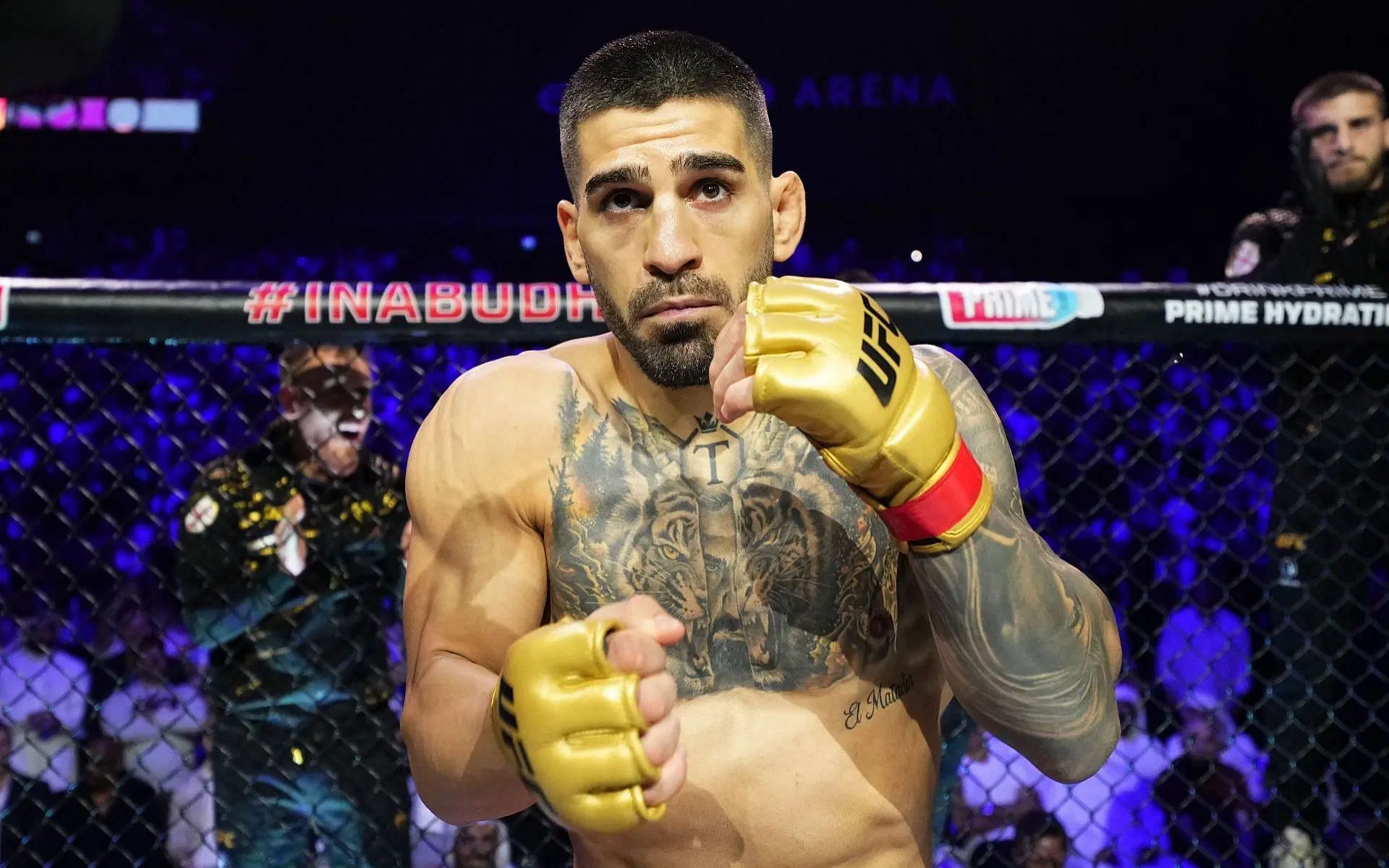 Ilia Topuria (pictured) will be far more dangerous at lightweight than he was at featherweight, says performance coach [Image courtesy: Getty Images]